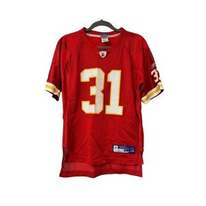 Kansas City Chiefs Replica Football Jersey (#31 Holmes) Youth Large 14-16